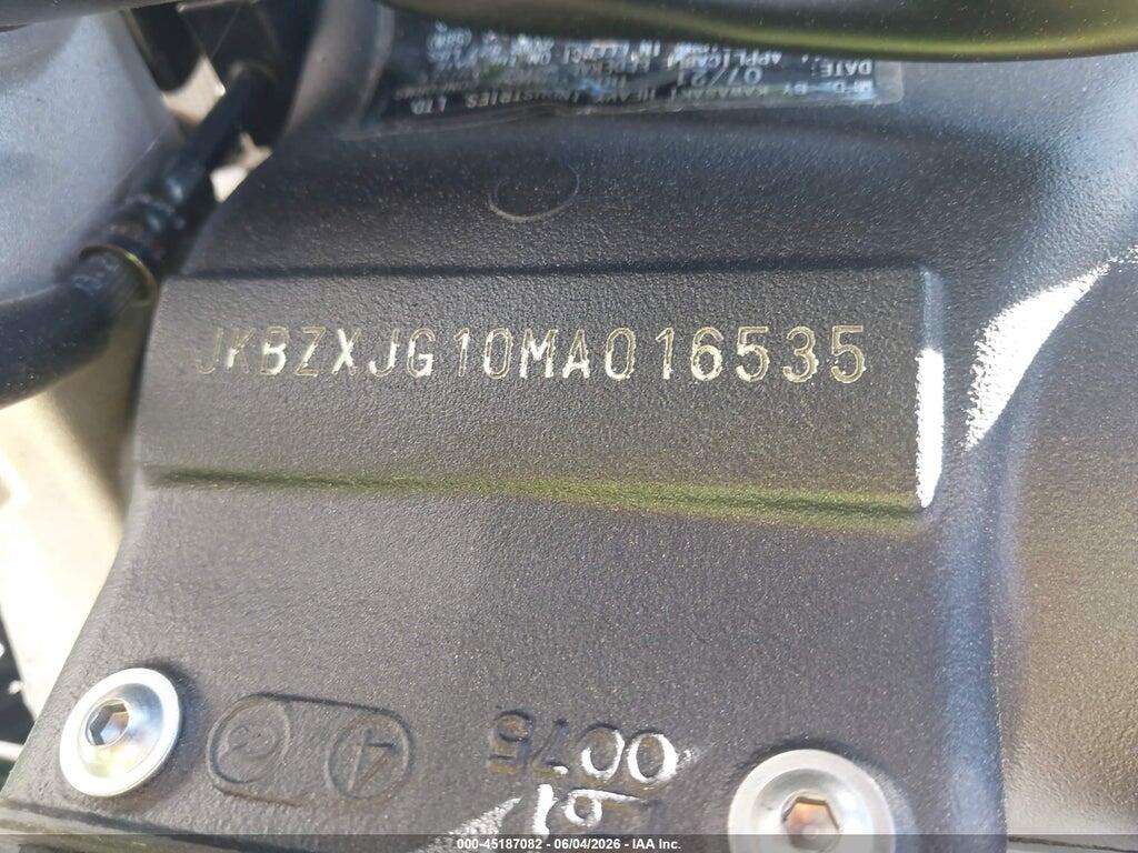 JKBZXJG10MA016535 2021 KAWASAKI ZX636 photo no. 10
