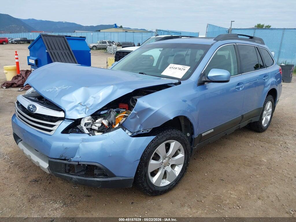 4S4BRBKC9B3346837 2011 SUBARU OUTBACK photo no. 2