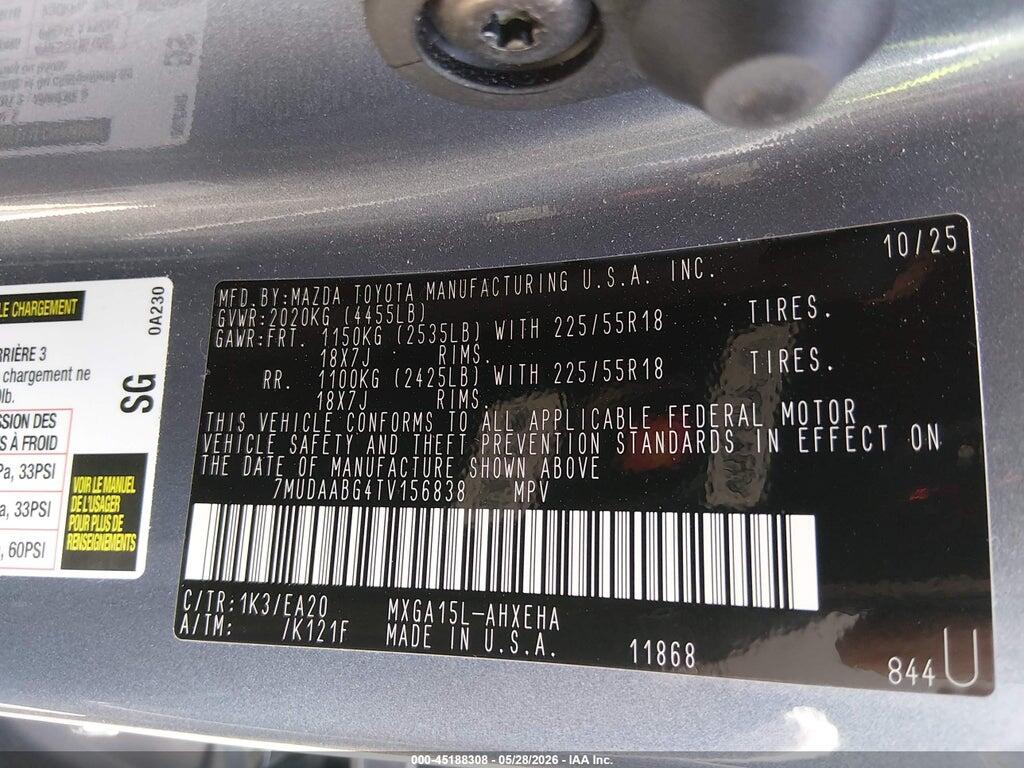 7MUDAABG4TV156838 2026 TOYOTA COROLLA CROSS photo no. 9