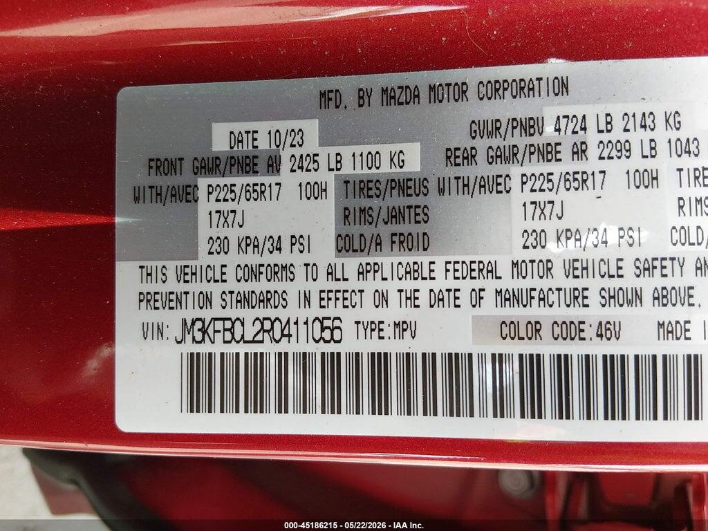 JM3KFBCL2R0411056 2024 MAZDA CX-5 photo no. 9