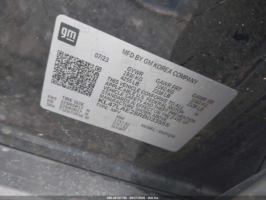 KL47LAE28RB033555 2024 BUICK ENVISTA photo no. 9
