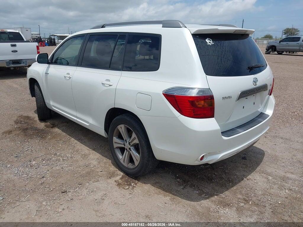 JTEDS43A782065981 2008 TOYOTA HIGHLANDER photo no. 3