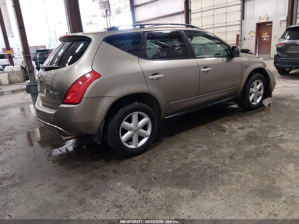 JN8AZ08W34W339071 2004 NISSAN MURANO photo no. 4