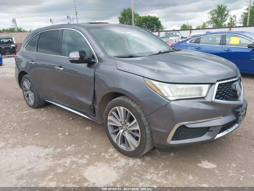 5FRYD4H54HB033478 2017 ACURA MDX photo no. 1