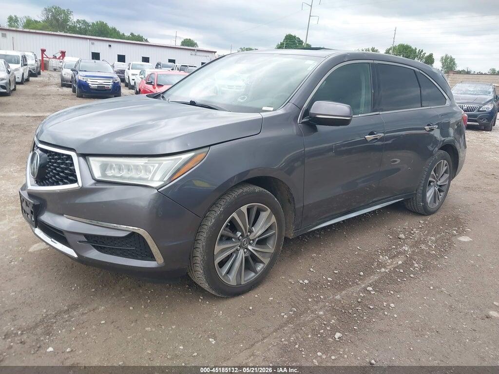 5FRYD4H54HB033478 2017 ACURA MDX photo no. 2