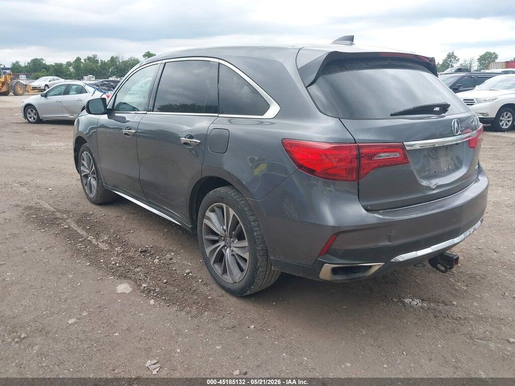 5FRYD4H54HB033478 2017 ACURA MDX photo no. 3