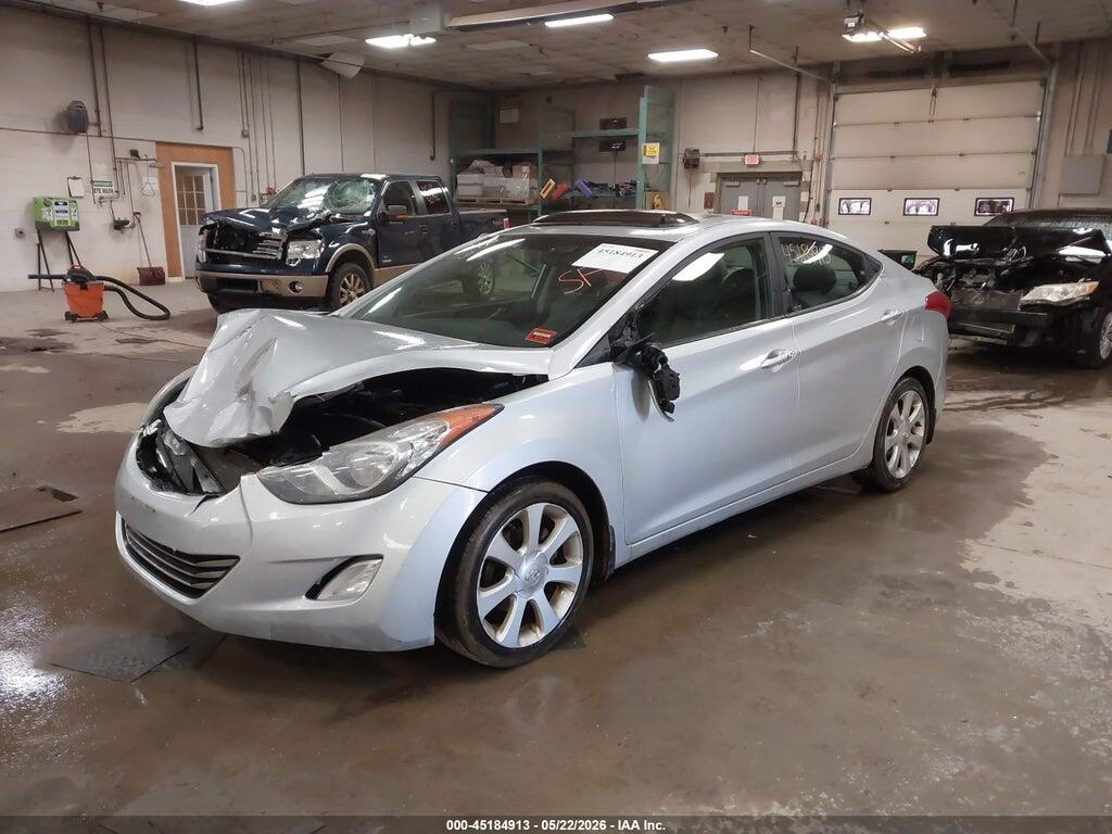 5NPDH4AE7CH150481 2012 HYUNDAI ELANTRA photo no. 2