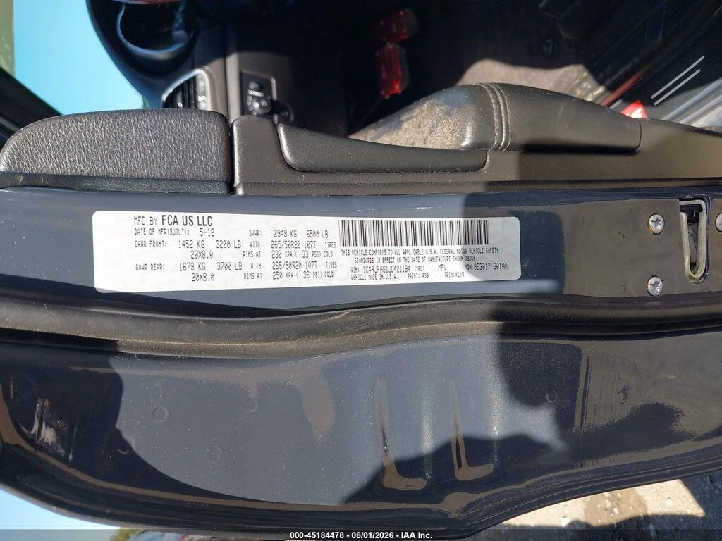 1C4RJFAG1JC421194 2018 JEEP GRAND CHEROKEE photo no. 9