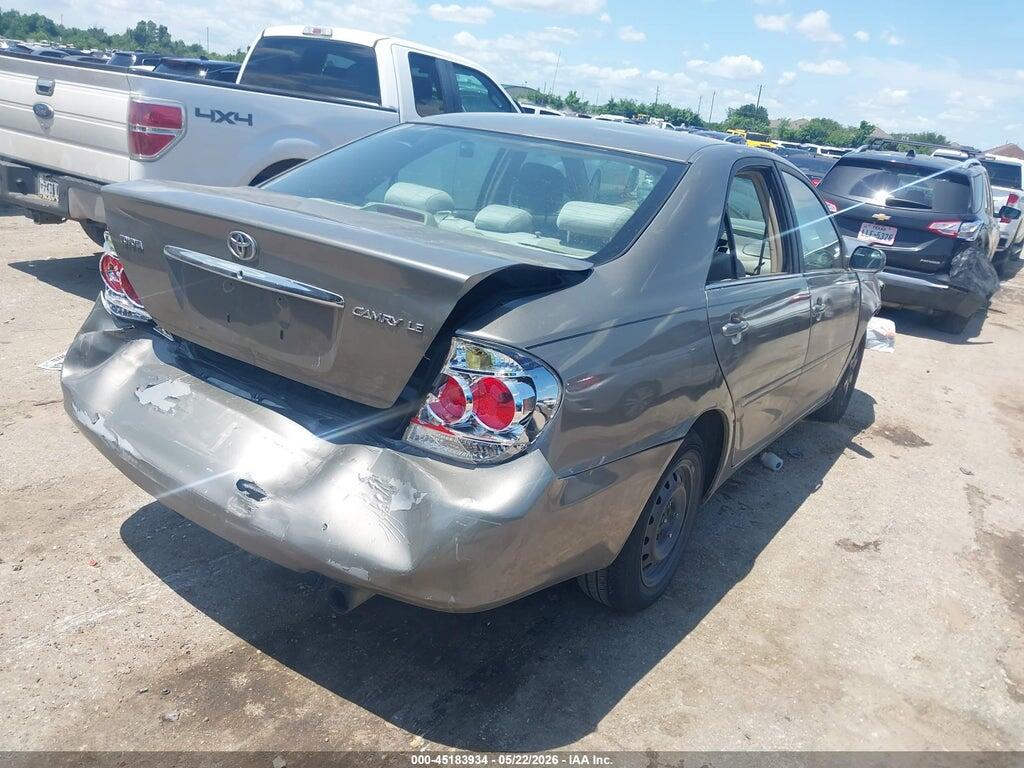 4T1BE32K65U631891 2005 TOYOTA CAMRY photo no. 4