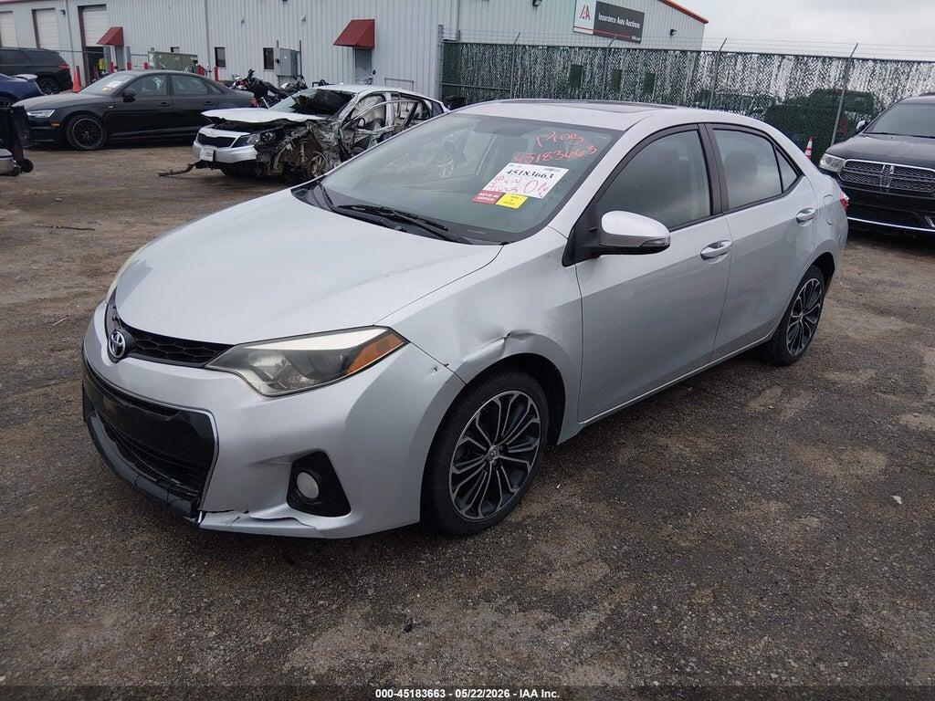 5YFBURHE3FP231393 2015 TOYOTA COROLLA photo no. 2