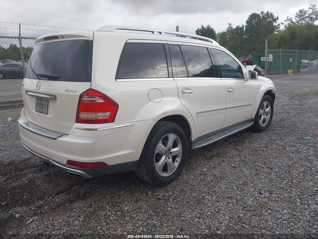 4JGBF7BE9BA716106 2011 MERCEDES-BENZ GL 450 photo no. 4