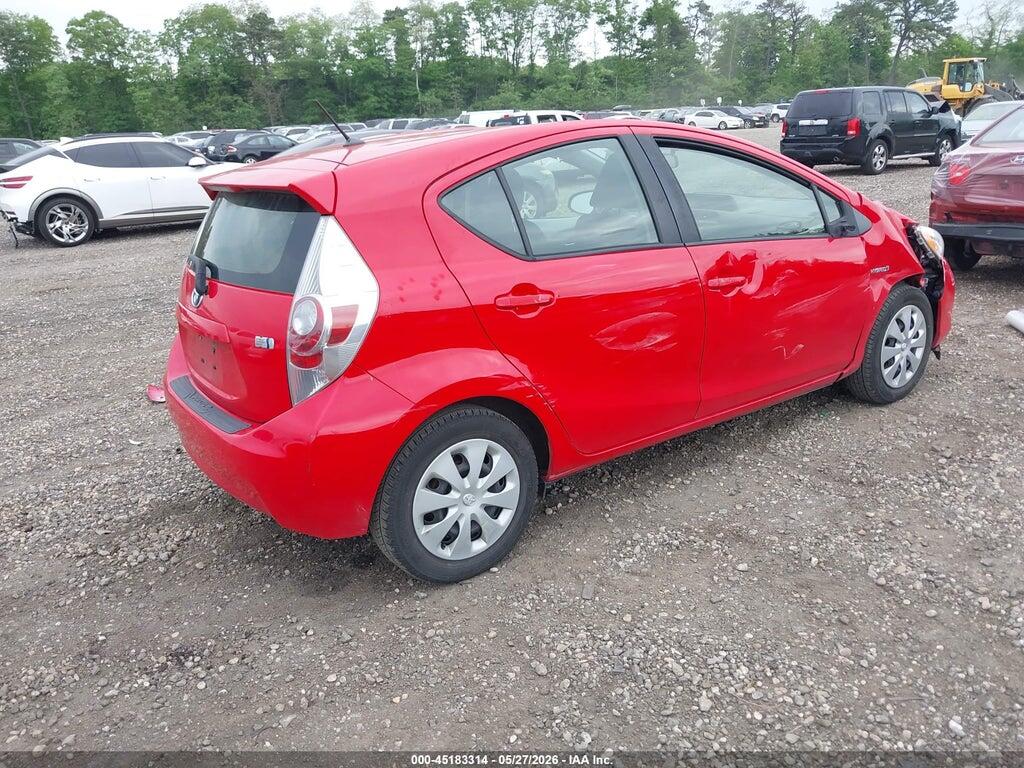JTDKDTB34E1077154 2014 TOYOTA PRIUS C photo no. 4