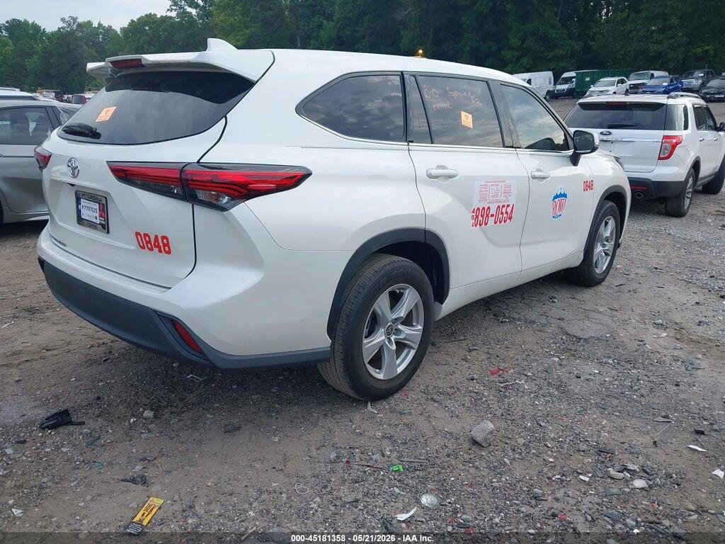 5TDCZRAH2MS524233 2021 TOYOTA HIGHLANDER photo no. 4