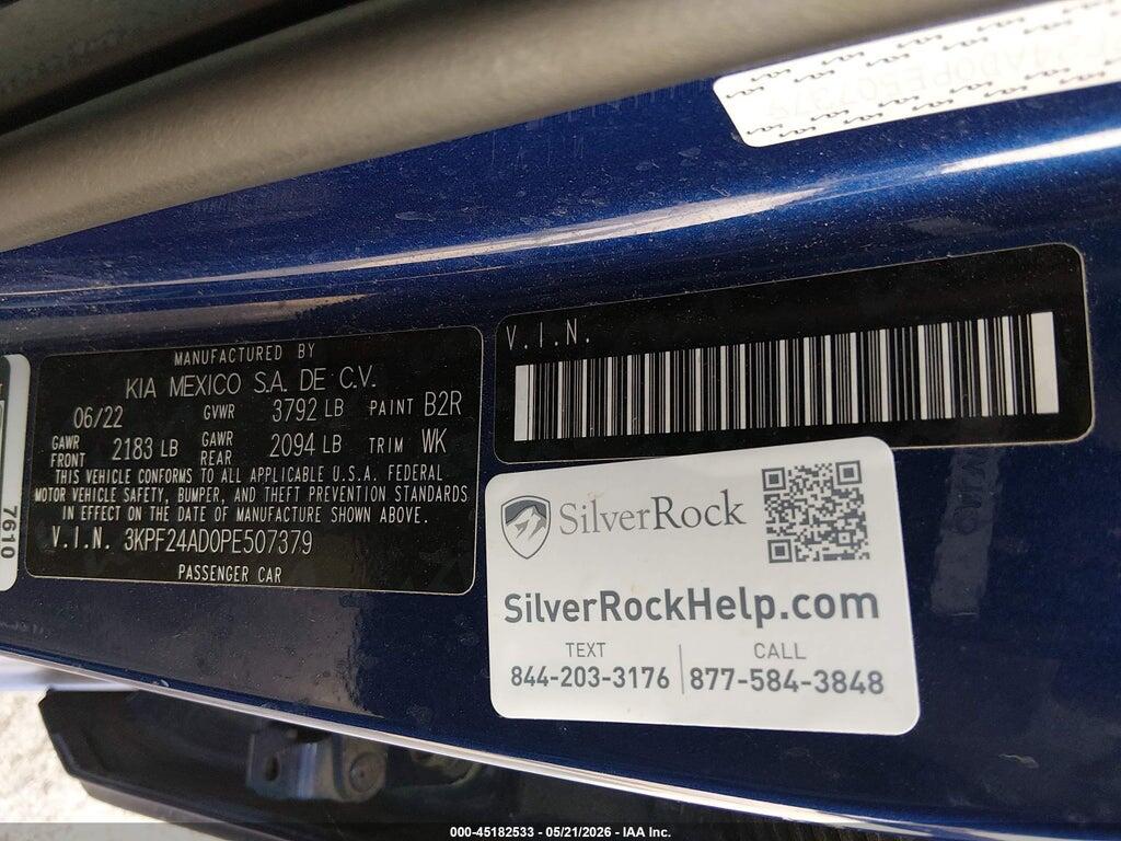 3KPF24AD0PE507379 2023 KIA FORTE photo no. 9