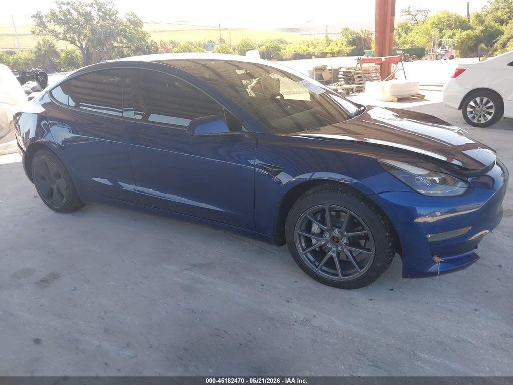 5YJ3E1EB6NF181158 2022 TESLA MODEL 3 photo no. 1