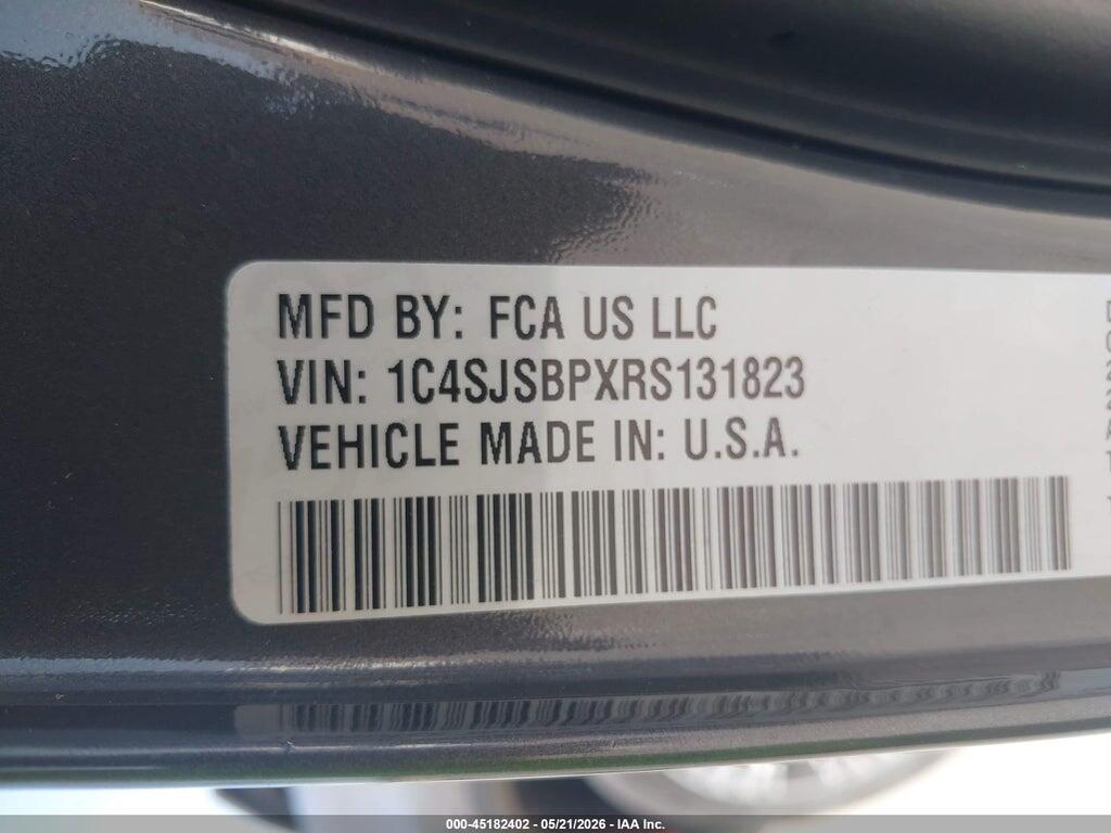 1C4SJSBPXRS131823 2024 JEEP WAGONEER L photo no. 9