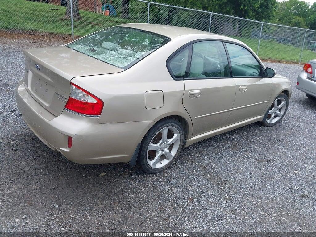 4S3BL616786209119 2008 SUBARU LEGACY photo no. 4