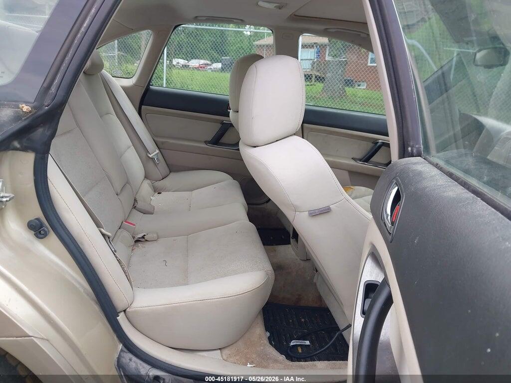 4S3BL616786209119 2008 SUBARU LEGACY photo no. 8