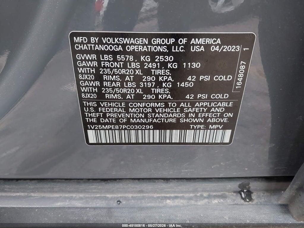 1V25MPE87PC030296 2023 VOLKSWAGEN ID.4 photo no. 9