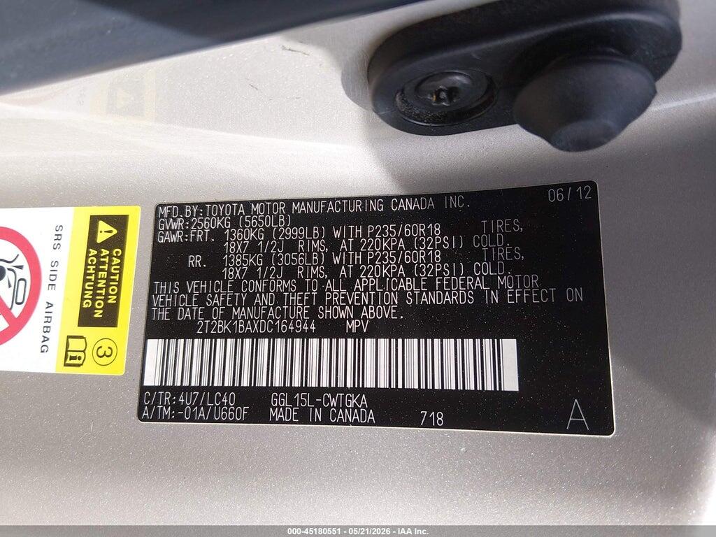 2T2BK1BAXDC164944 2013 LEXUS RX 350 photo no. 9