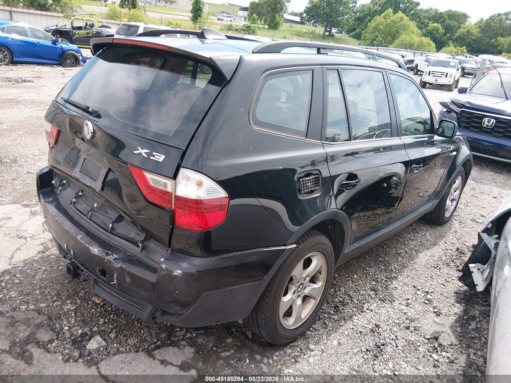 WBXPC93407WF04179 2007 BMW X3 photo no. 4
