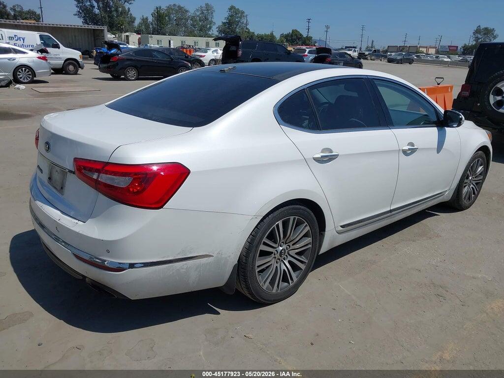 KNALN4D79E5126412 2014 KIA CADENZA photo no. 4