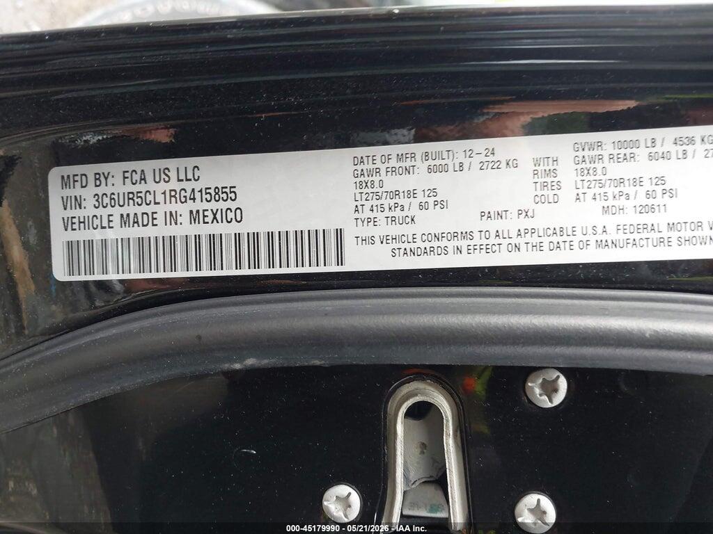 3C6UR5CL1RG415855 2024 RAM 2500 photo no. 9