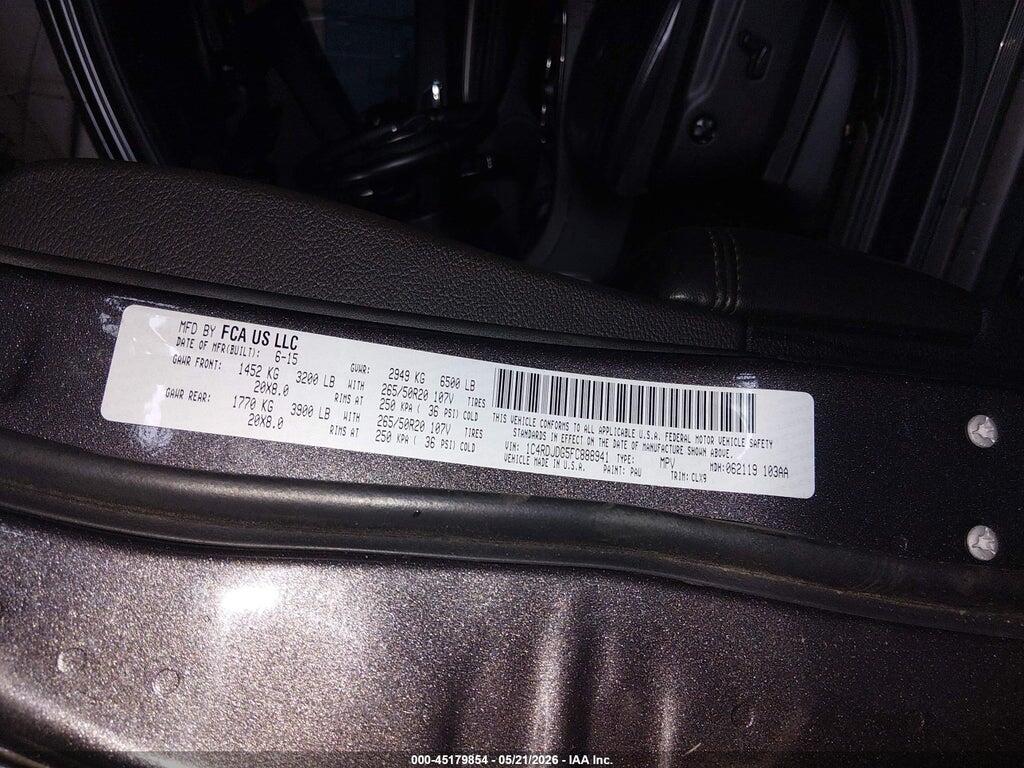 1C4RDJDG5FC888941 2015 DODGE DURANGO photo no. 9