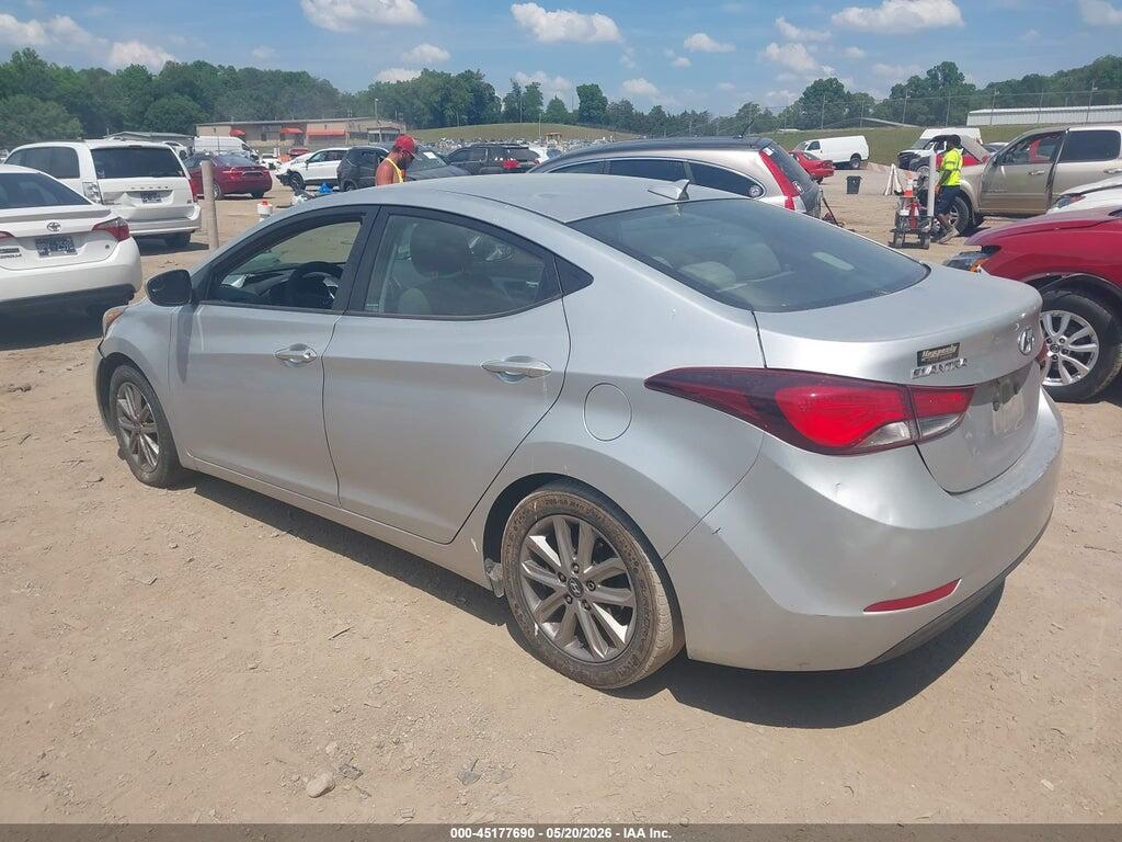 5NPDH4AE0GH656739 2016 HYUNDAI ELANTRA photo no. 3