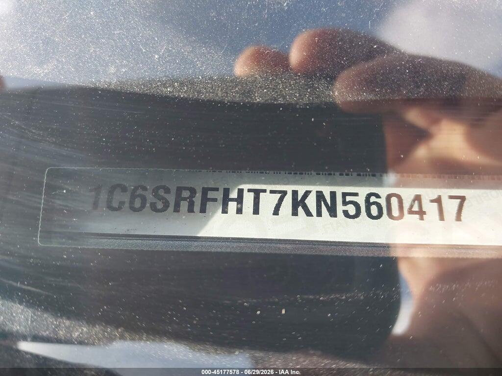 1C6SRFHT7KN560417 2019 RAM 1500 photo no. 9