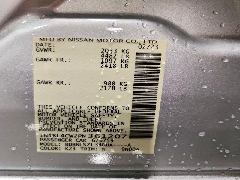 2023 NISSAN ALTIMA SR — Фото 13 из 13