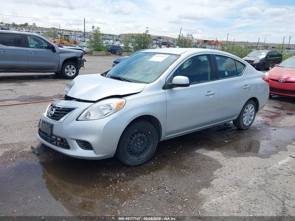 3N1CN7AP4CL825679 2012 NISSAN VERSA photo no. 2