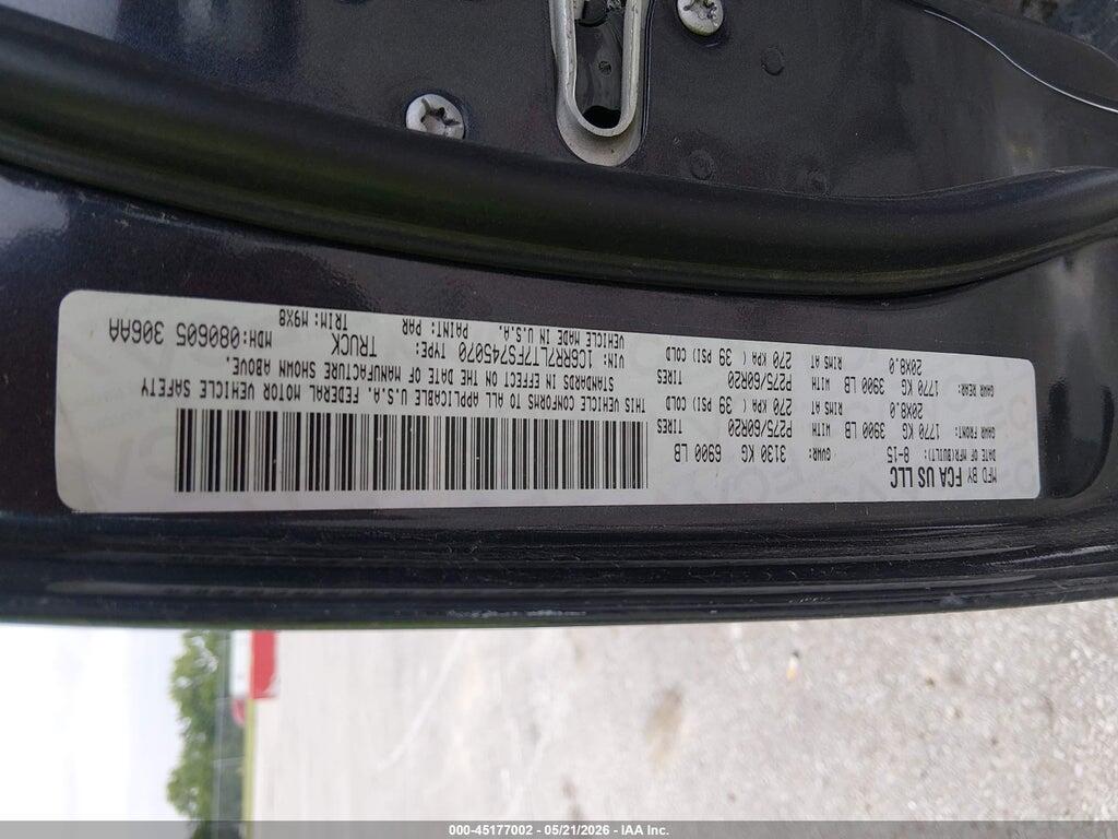 1C6RR7LT7FS745070 2015 RAM 1500 photo no. 9