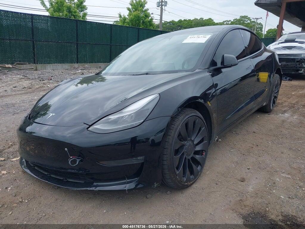 5YJ3E1EC2PF575199 2023 TESLA MODEL 3 photo no. 2