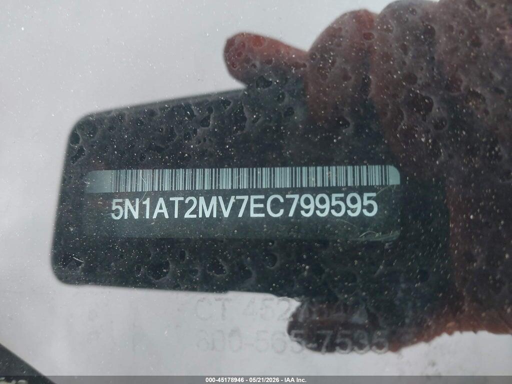 5N1AT2MV7EC799595 2014 NISSAN ROGUE photo no. 9