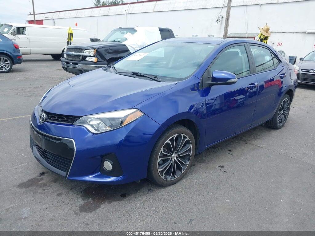 2T1BURHE2FC231224 2015 TOYOTA COROLLA photo no. 2