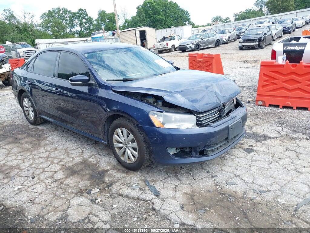 1VWAH7A34DC053283 2013 VOLKSWAGEN PASSAT photo no. 1