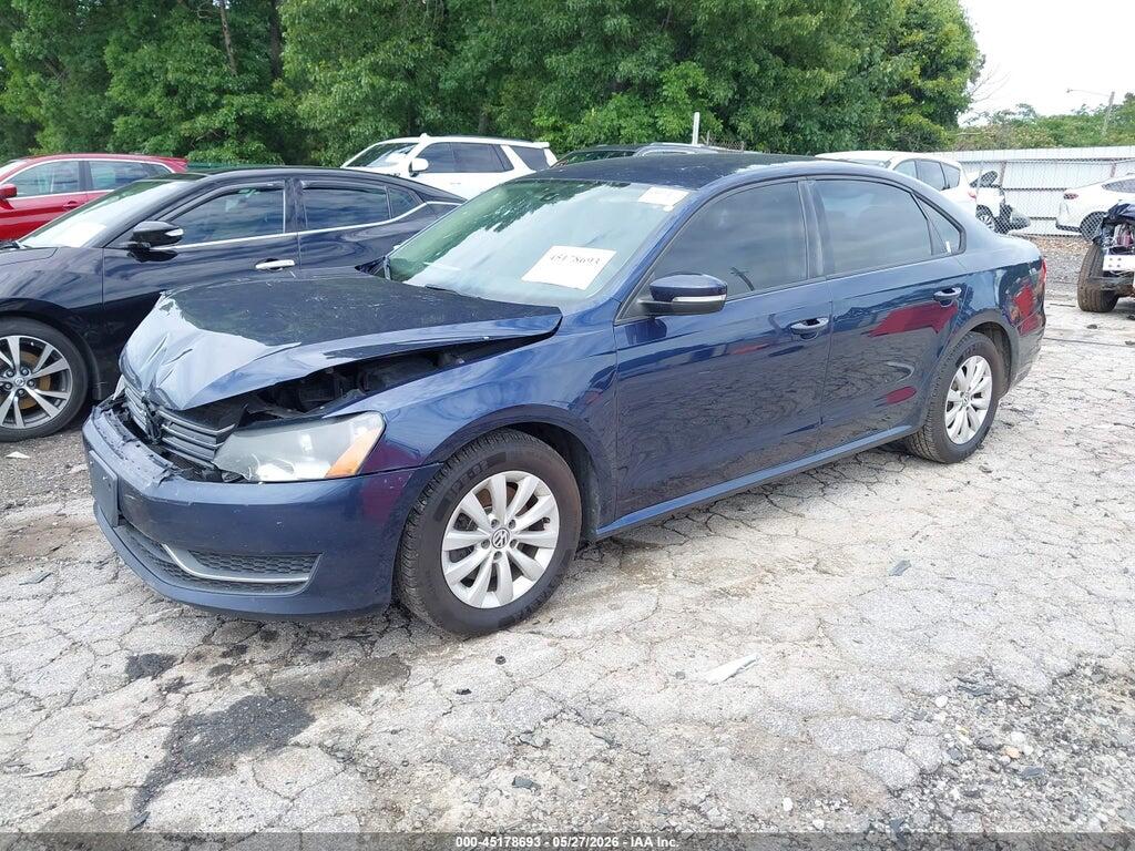 1VWAH7A34DC053283 2013 VOLKSWAGEN PASSAT photo no. 2