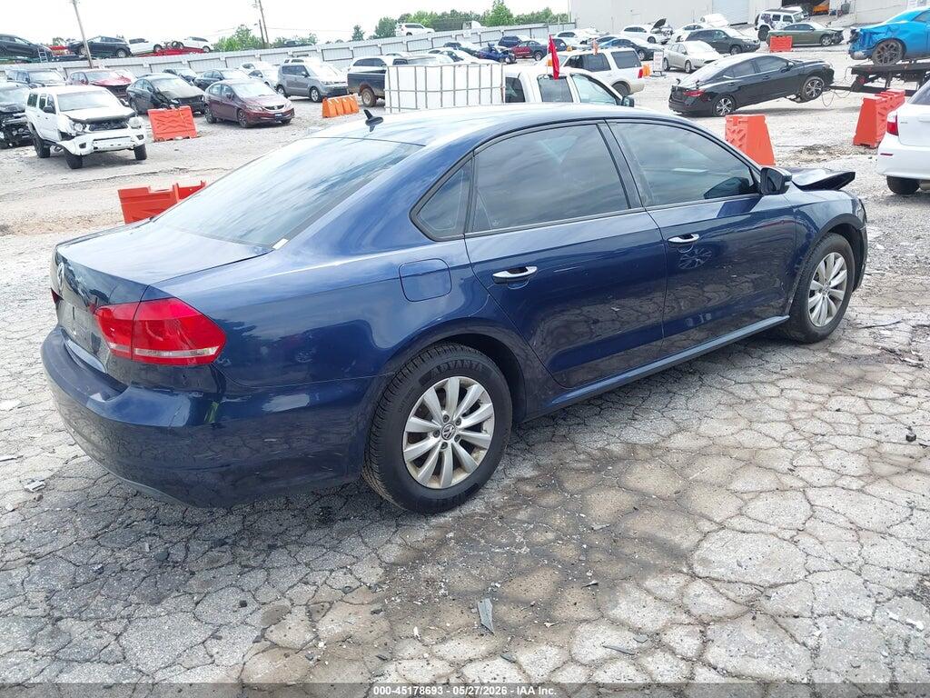 1VWAH7A34DC053283 2013 VOLKSWAGEN PASSAT photo no. 4
