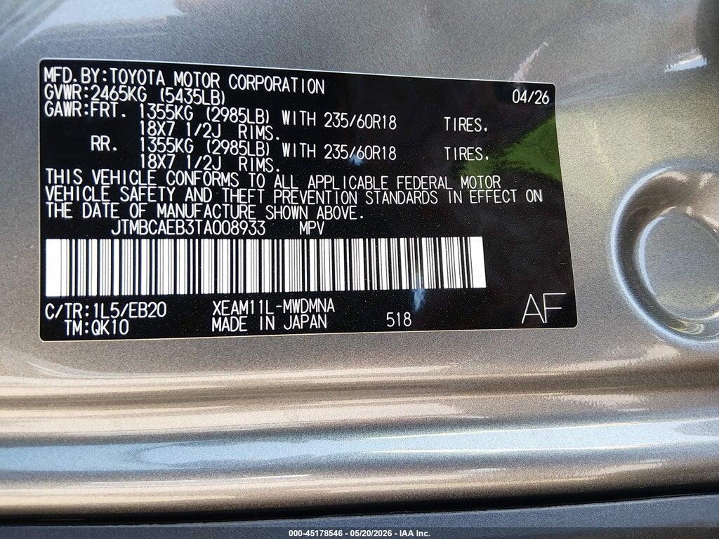 JTMBCAEB3TA008933 2026 TOYOTA BZ photo no. 9