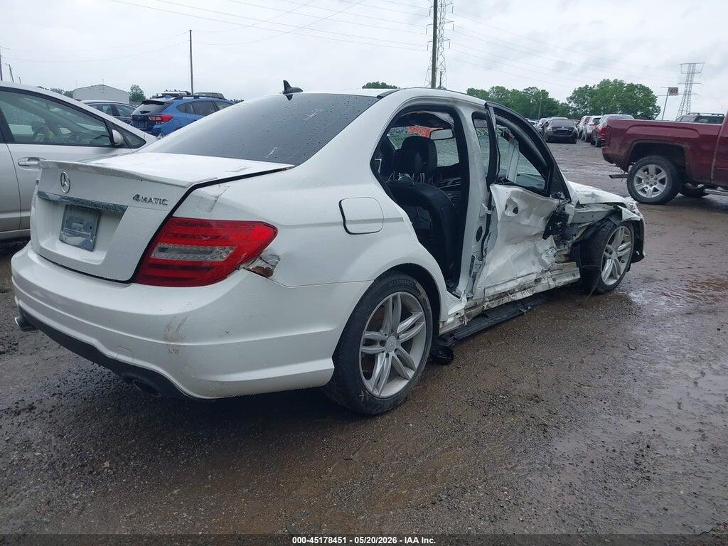 WDDGF8AB3DR266244 2013 MERCEDES-BENZ C 300 photo no. 4