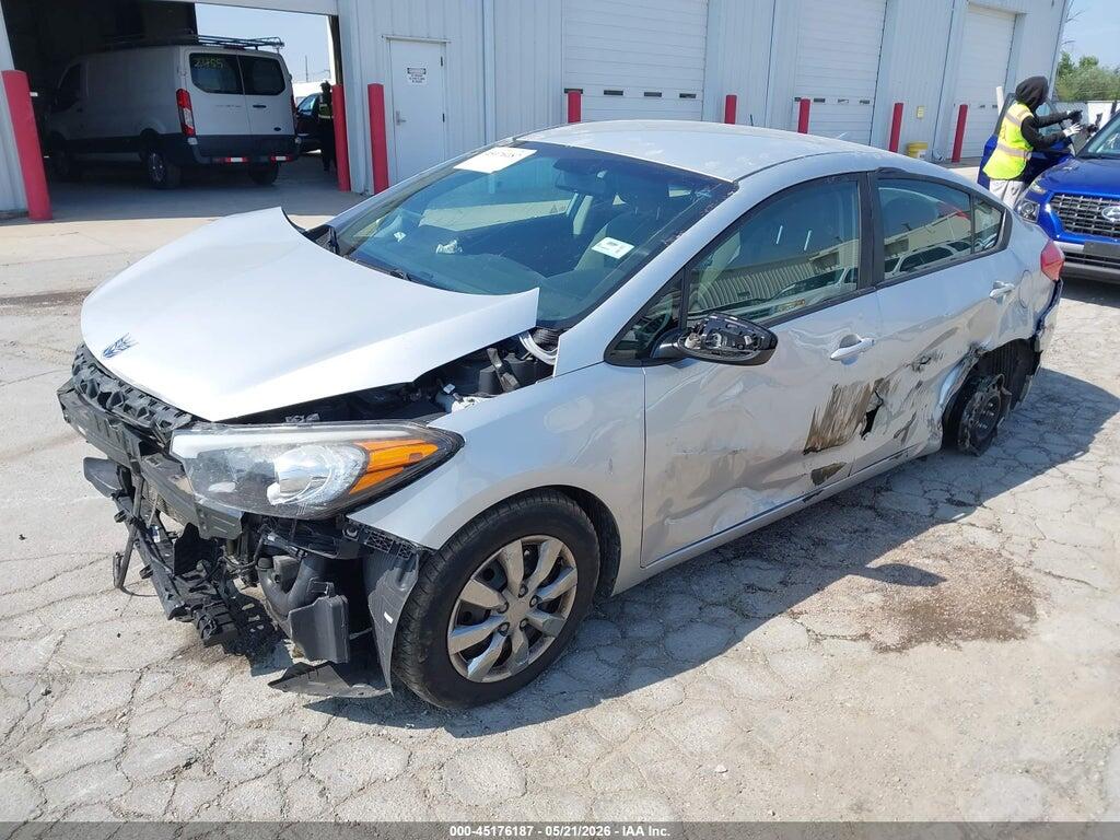 KNAFK4A66G5573784 2016 KIA FORTE photo no. 2