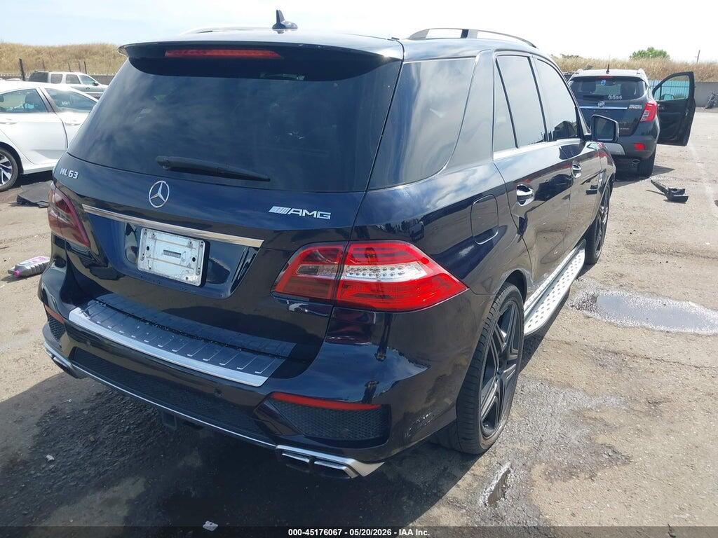 4JGDA7EB2FA474807 2015 MERCEDES-BENZ ML 63 AMG photo no. 4