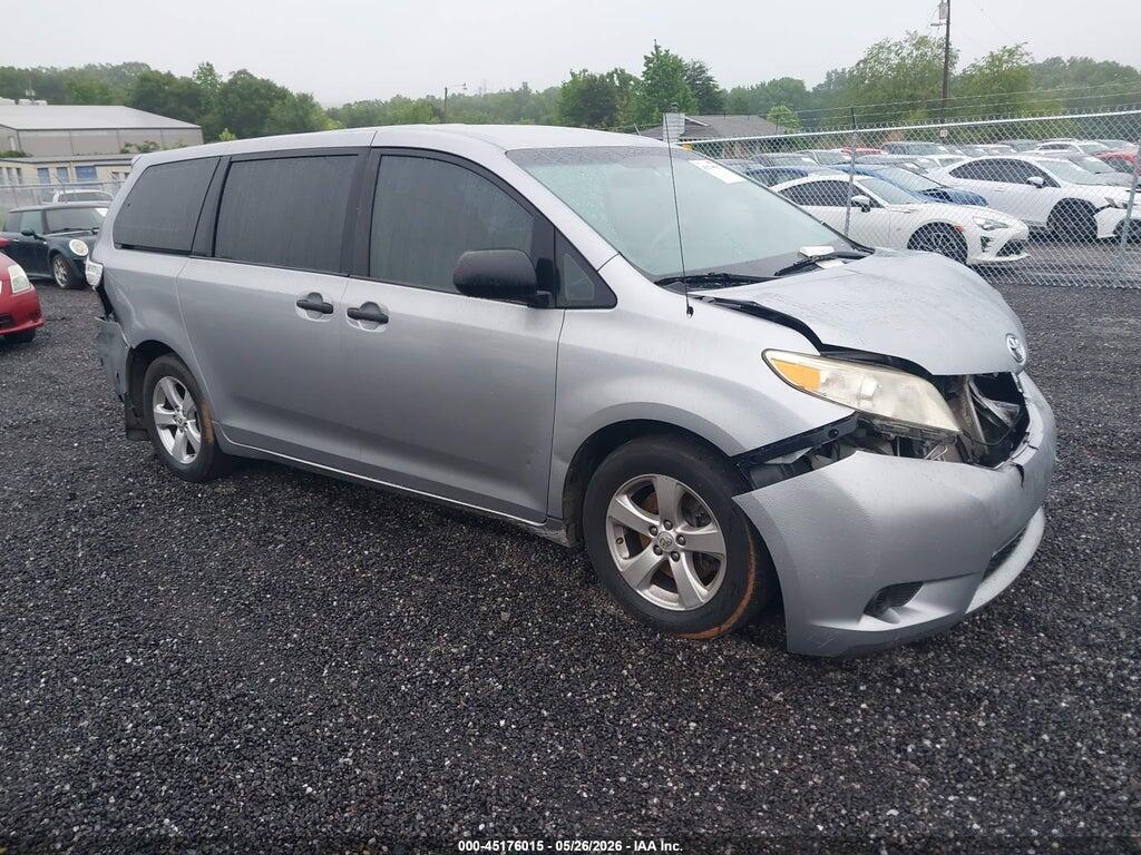 5TDZK3DCXCS177227 2012 TOYOTA SIENNA photo no. 1