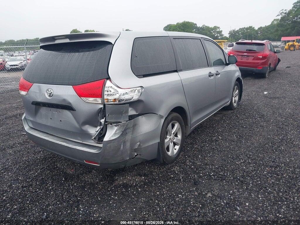 5TDZK3DCXCS177227 2012 TOYOTA SIENNA photo no. 4