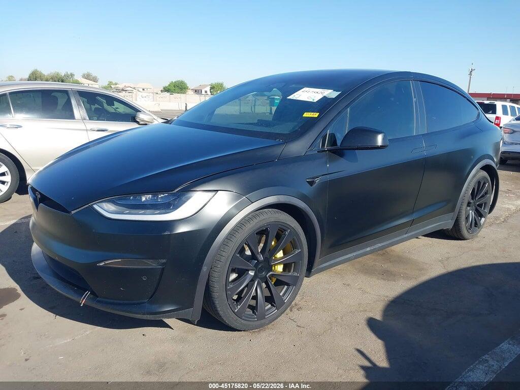 7SAXCDE55NF362287 2022 TESLA MODEL X photo no. 2