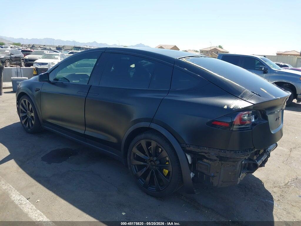 7SAXCDE55NF362287 2022 TESLA MODEL X photo no. 3