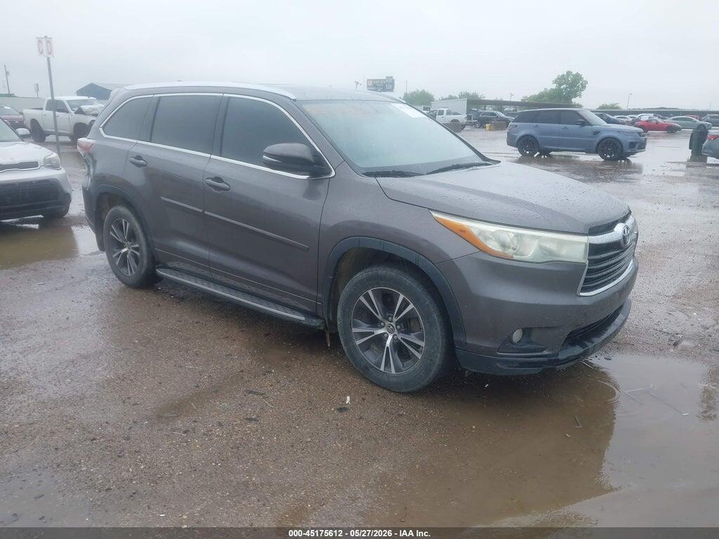 5TDJKRFH6GS242587 2016 TOYOTA HIGHLANDER photo no. 1