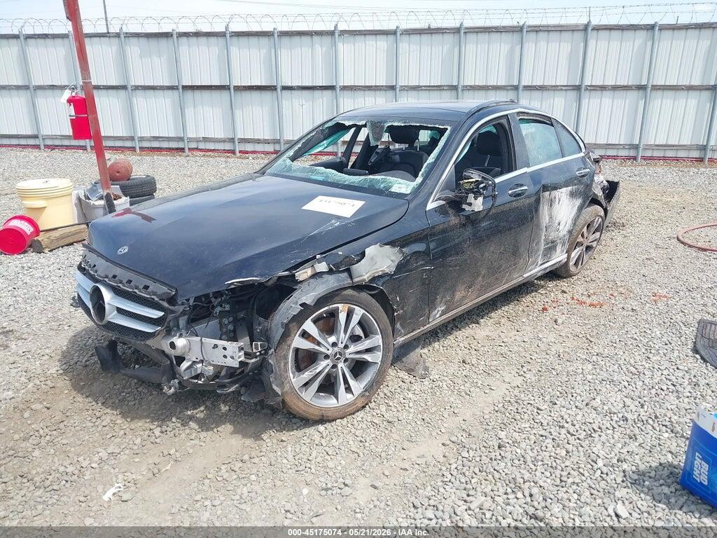 WDDWF4KB2JR407870 2018 MERCEDES-BENZ C 300 photo no. 2