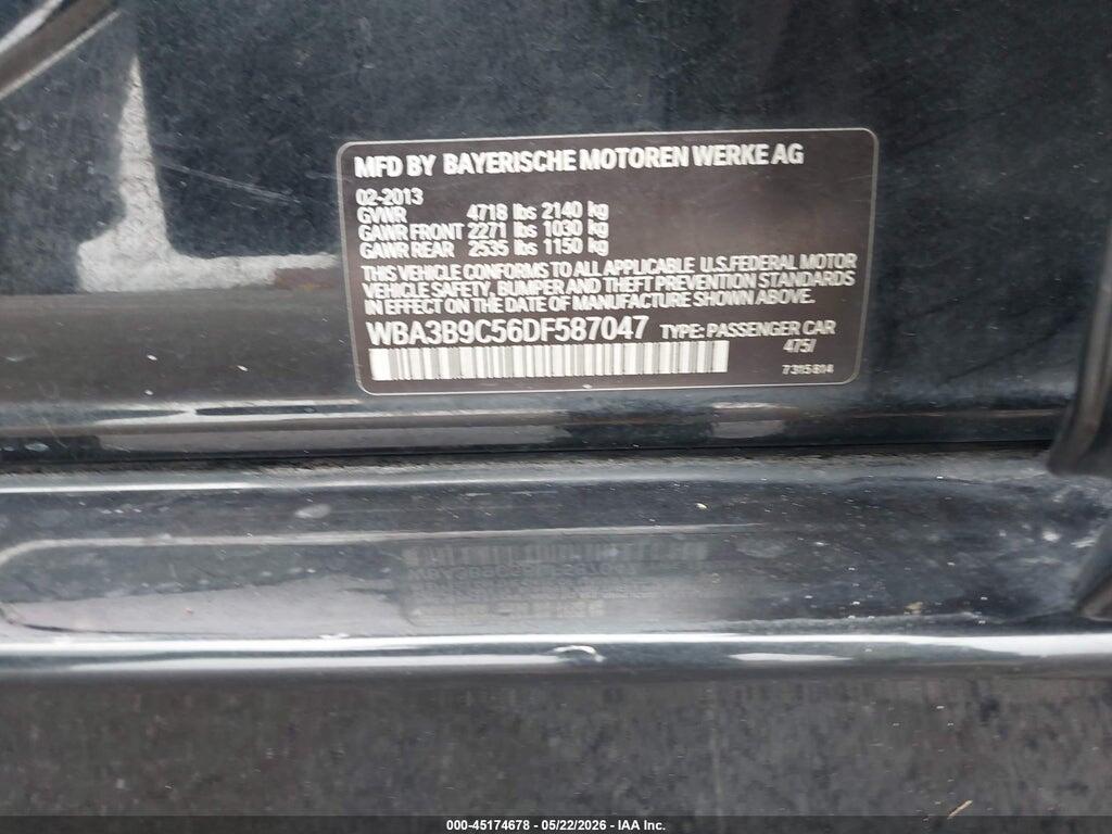 WBA3B9C56DF587047 2013 BMW 335I photo no. 9